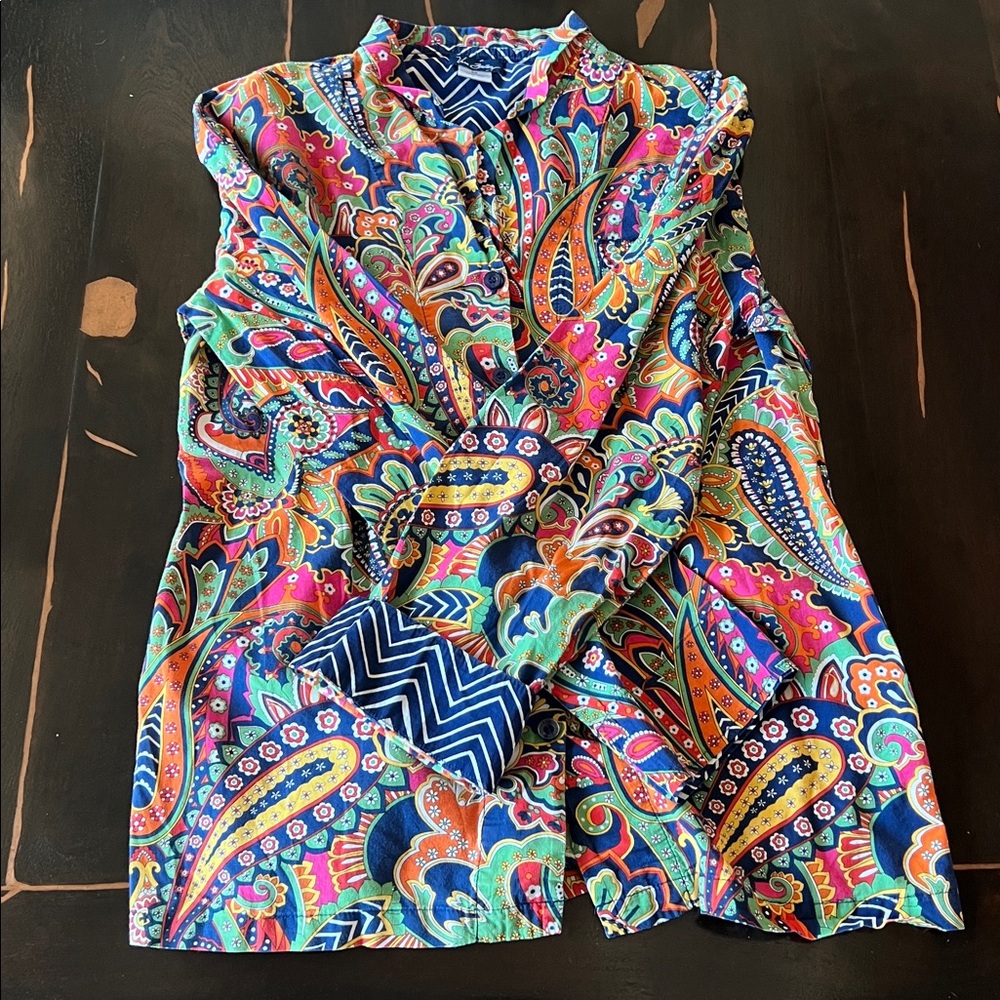 Vera Bradley Multicolor Chevron Patterned Pjs - image 3